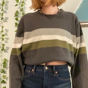 Oversized Striped Sweater